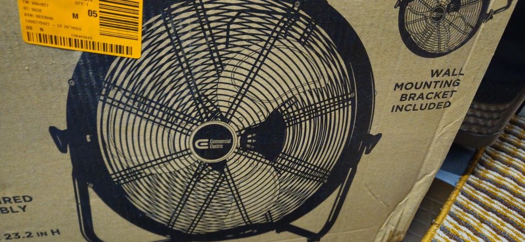 New Floor Fan 20 In