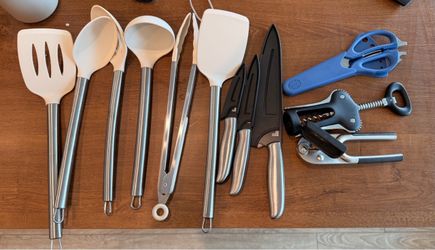 Assorted cooking utensils