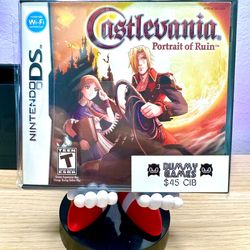 Castlevania Portrait of Ruin Nintendo DS - CIB Complete in Box - Authentic