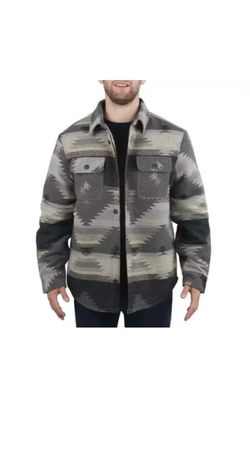 NEW Men's Aztec Print Shirt Jacket Size Large