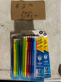 Brand new school supplies. Prices in description.