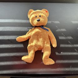 Ty Beanie Baby Fuzz the Bear 1998 Vintage Plush w/ Tag Retired
