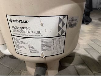 Pentair 4060 SMBW 4000 Series 4060 D.E. Pool Filter – 58 sq. ft. High-Efficiency Diatomaceous Earth Filter with Integrated Backwash Valve (Model SMBW 