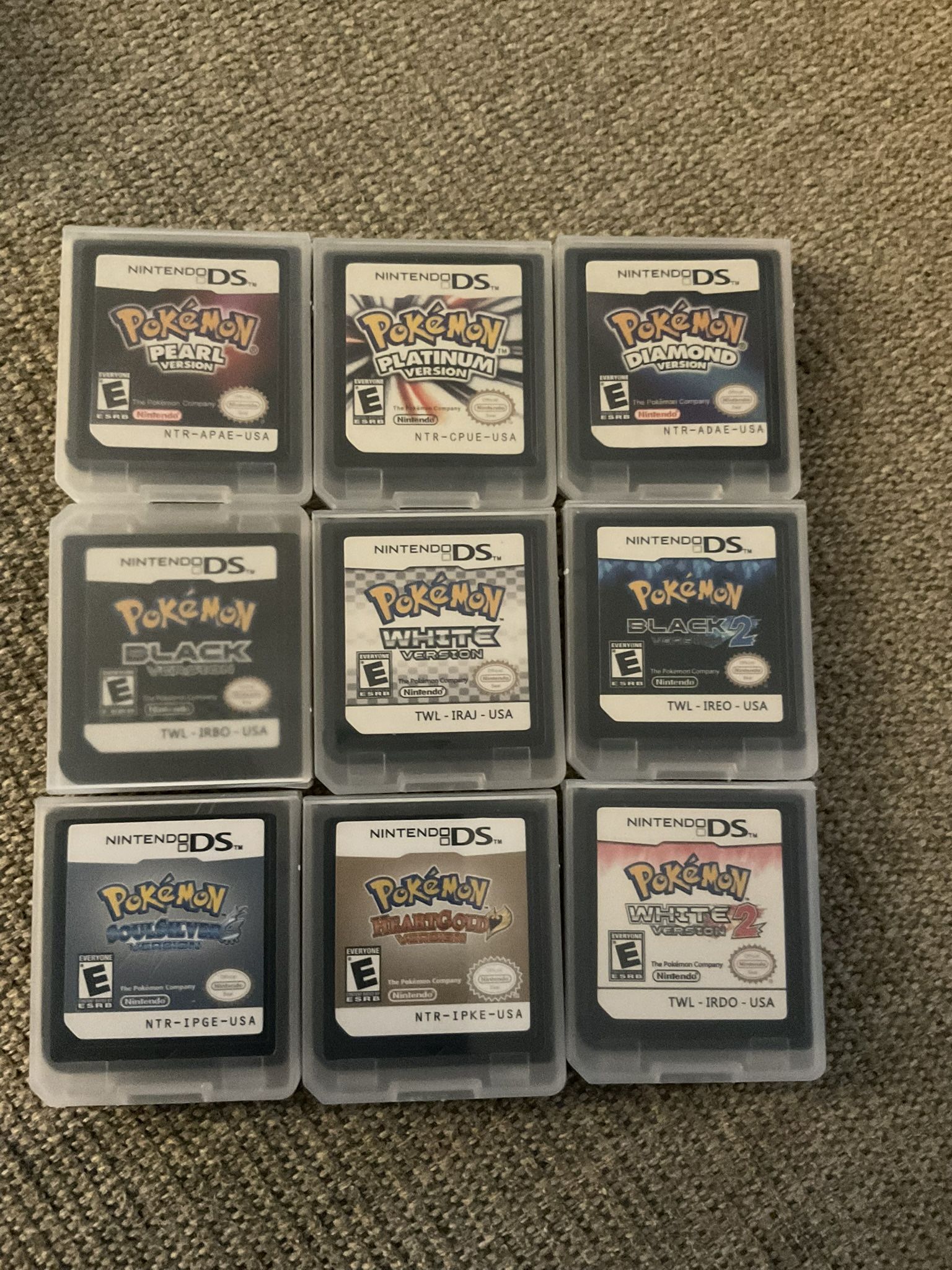 Pokemon Super DS set 9 Games
