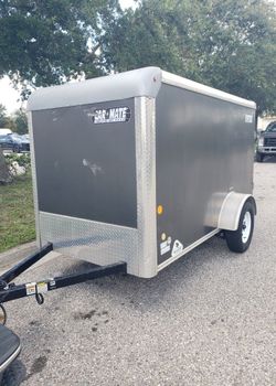 2021 5 x 10 Enclosed Trailer with ramp door