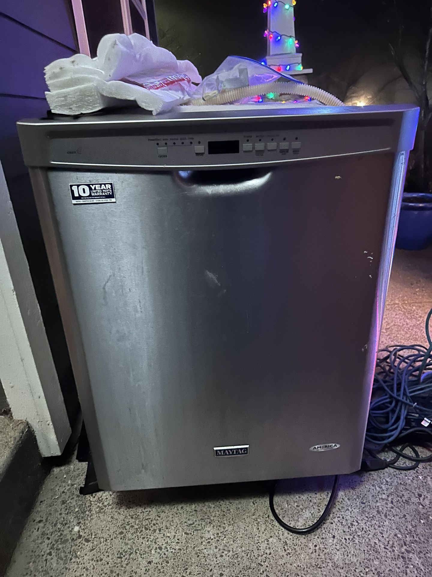 Free Maytag dishwasher