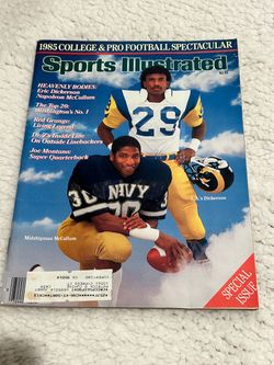 Sports Illustrated 1985 College & Pro Football Spectacular Eric Dickerson Napoleon McCallum