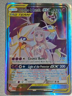Solgaleo & Lunala GX Tag Team Pokemon Card