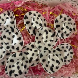 Mini Cow Print Hats 