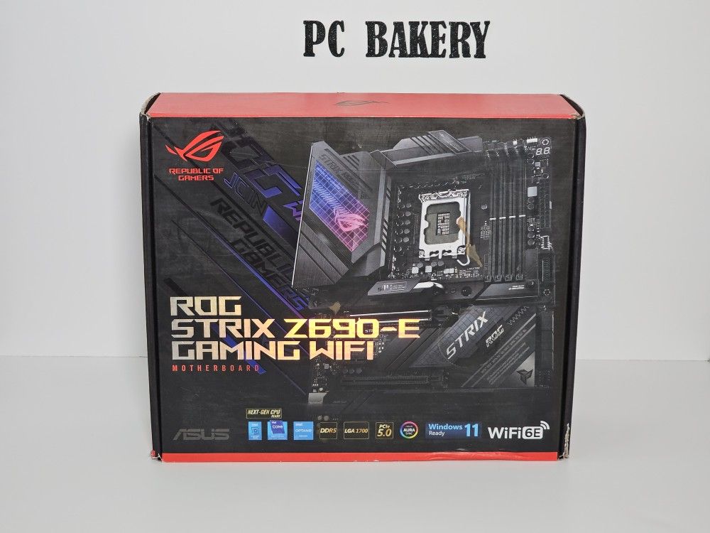 ASUS ROG STRIX Z690-E GAMING WiFi LGA1700 ATX Motherboard