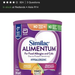 Similac Alimentum Baby Formula x6