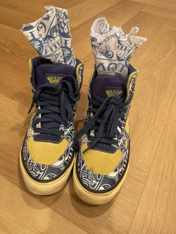 Vintage Christian Audigier sneakers with handkerchief