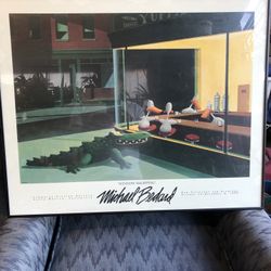 “Window Shopping “ Framed Lithography Art