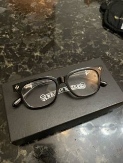 Chrome heart glasses