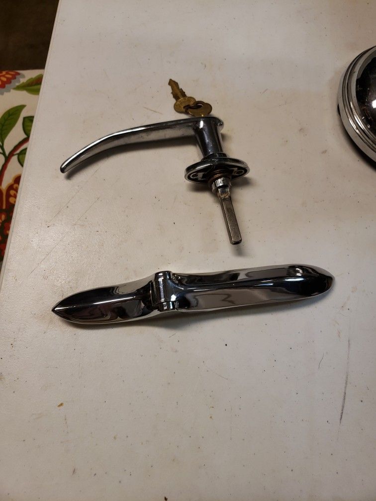 Vintage Chrome Car Dood Handles