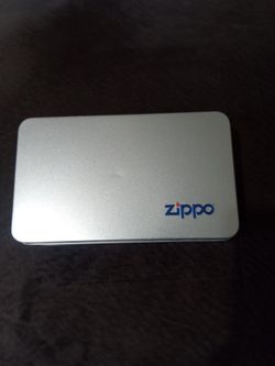 Vintage Zippo Lighter Tin Box 4-Slot Rare