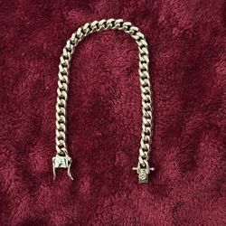 18KT Gold-Filled Miami Cuban Link Bracelet/Anklet