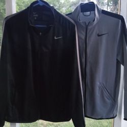 Nike ZIP Up Jackets x2 Size Medium 