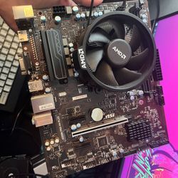 MSI A320 Motherboard and Ryzen 1300x CPU
