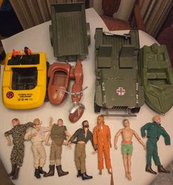 Vintage Extensive G.I. Joe Collection with a Custom Wooden Bunkhouse