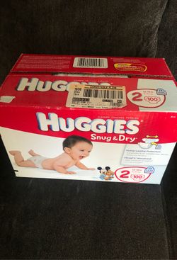 Huggies baby diapers snug & dry 2 12-18 lb 100 count