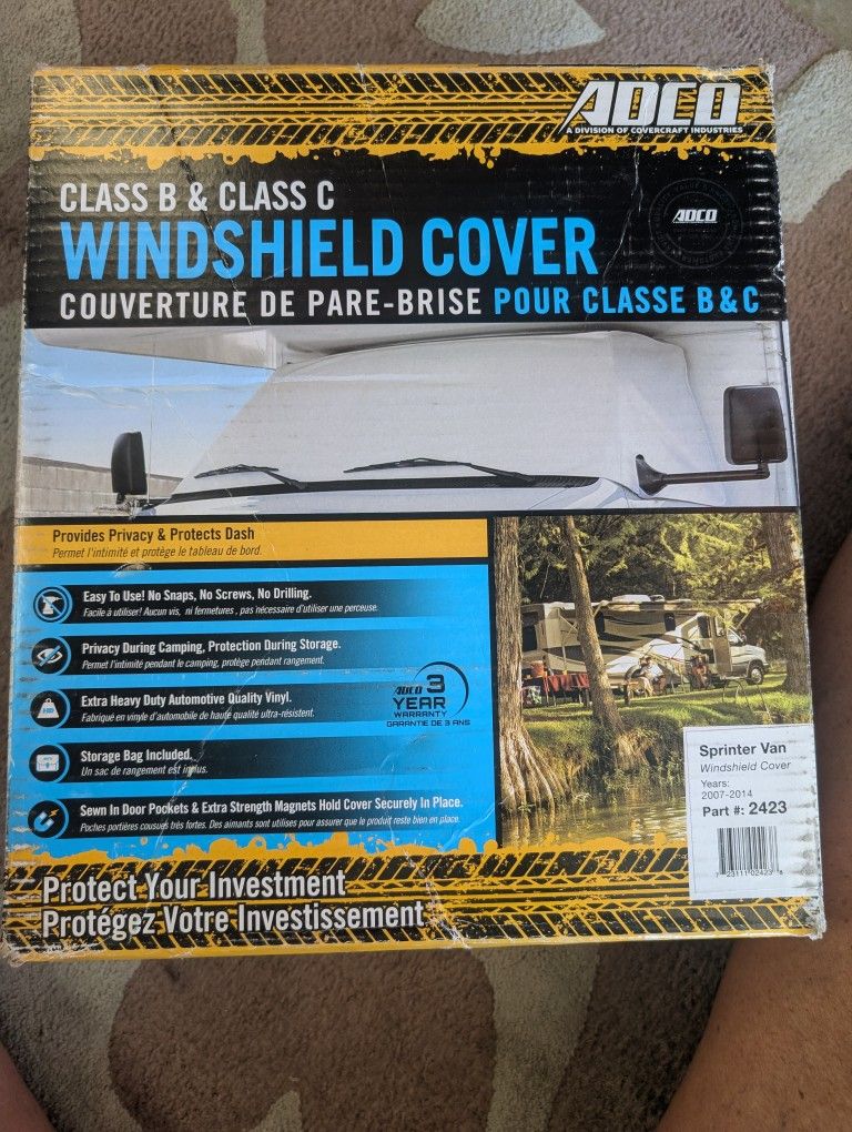 Windshield Cover. Class B And C
