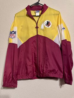 Vintage 90s Pro Line Washington Redskins Apex One Windbreaker Jacket Small S NFL
