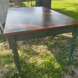Sturdy Wood Farmhouse Table