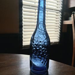 Cobalt Blue Glass Bottle