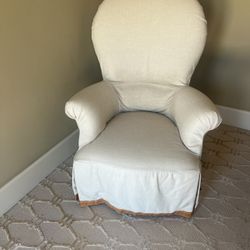 White Slip Cover Chair
