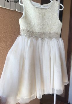 White & Gold Dress