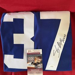 Seattle Seahawks Shaun Alexander Autographed Pro Style Jersey JSA Authenticated