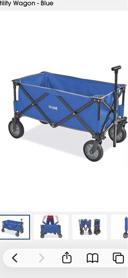 Uline blue wagon