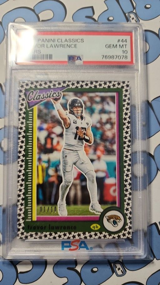 2022 Panini Classics Trevor Lawrence Stars /10 Psa 10