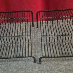 2 - Black 3 Tier Metal Stands