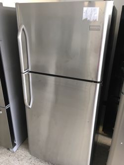 Stainless Steel Top Freezer Refrigerator by Frigidaire New