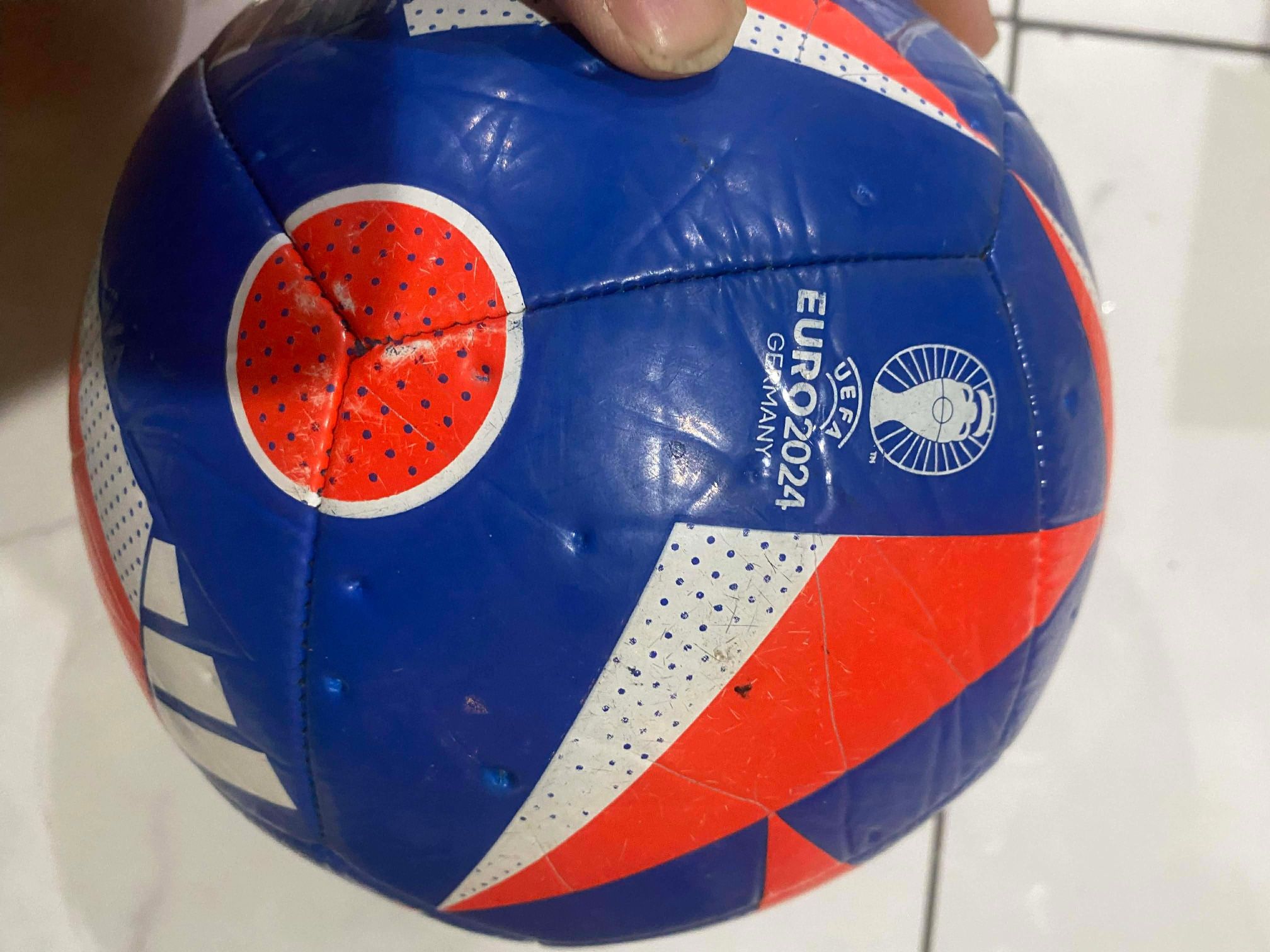 Adidas UEFA Euro2024 Soccer Ball Size 3 Blue/Red/White