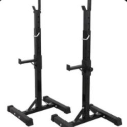 2 Piece Bench press Safety Rack Adjustable