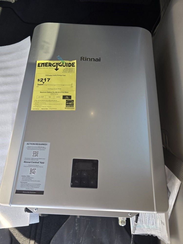 New!!! Rinnai Rx, And Rxp Tankless Water Heater 