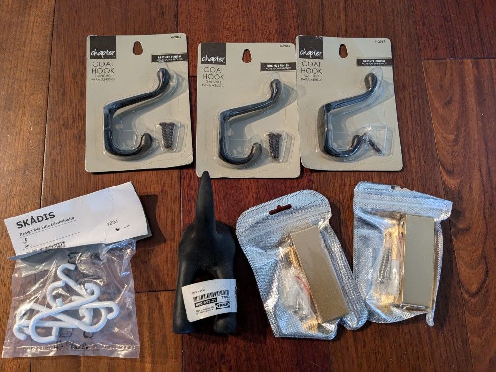 Coat Hooks, Ikea Hooks, Foldable Hooks