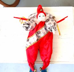 Jester porcelain doll
