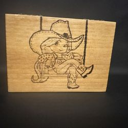 Cowgirl And Pony