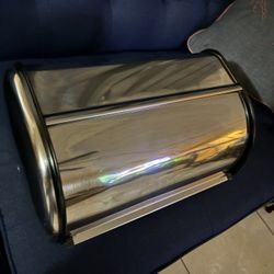 Bread Box Stainless Steel Roll Top