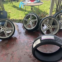 22 Asantis 5 By 115 GM Cars NEW TIRES