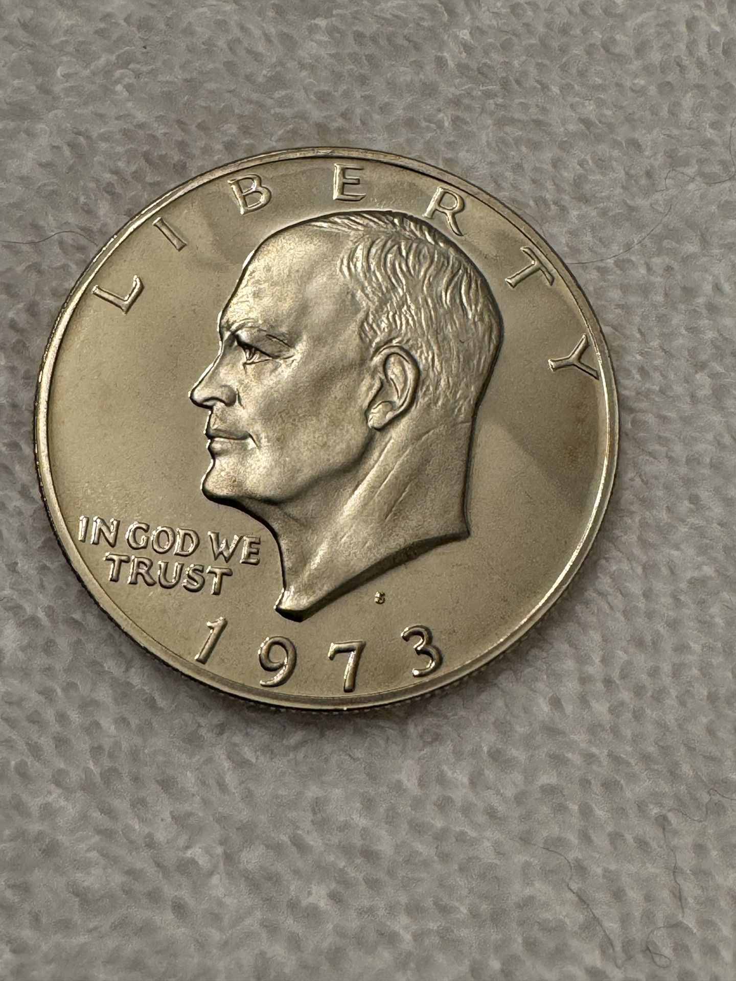 1973-S Eisenhower Proof Dollar Coin (Gem BU)