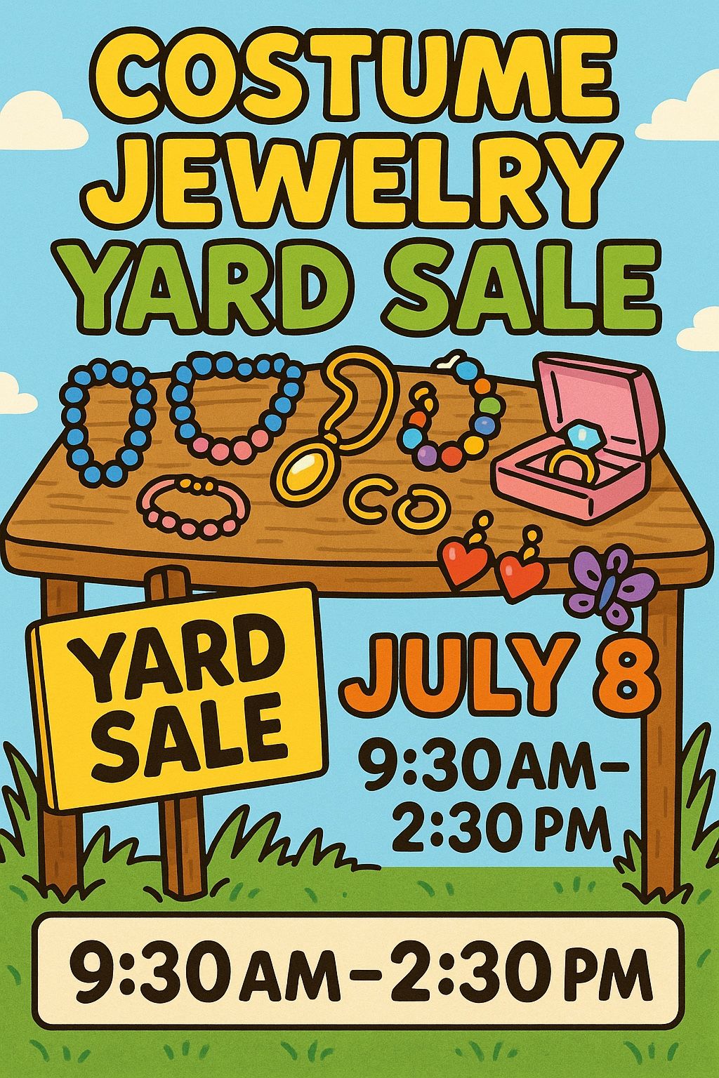 Costume Jewelry & Silver Yard Sale – July 8