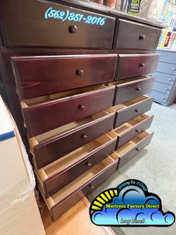 12 drawer dresser Cherry pinewood cajonera Comoda de Pino Nuevo