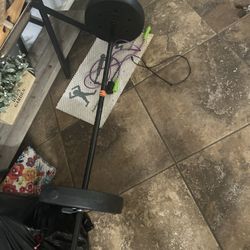 Power Tower Workout Station With Some Weights 