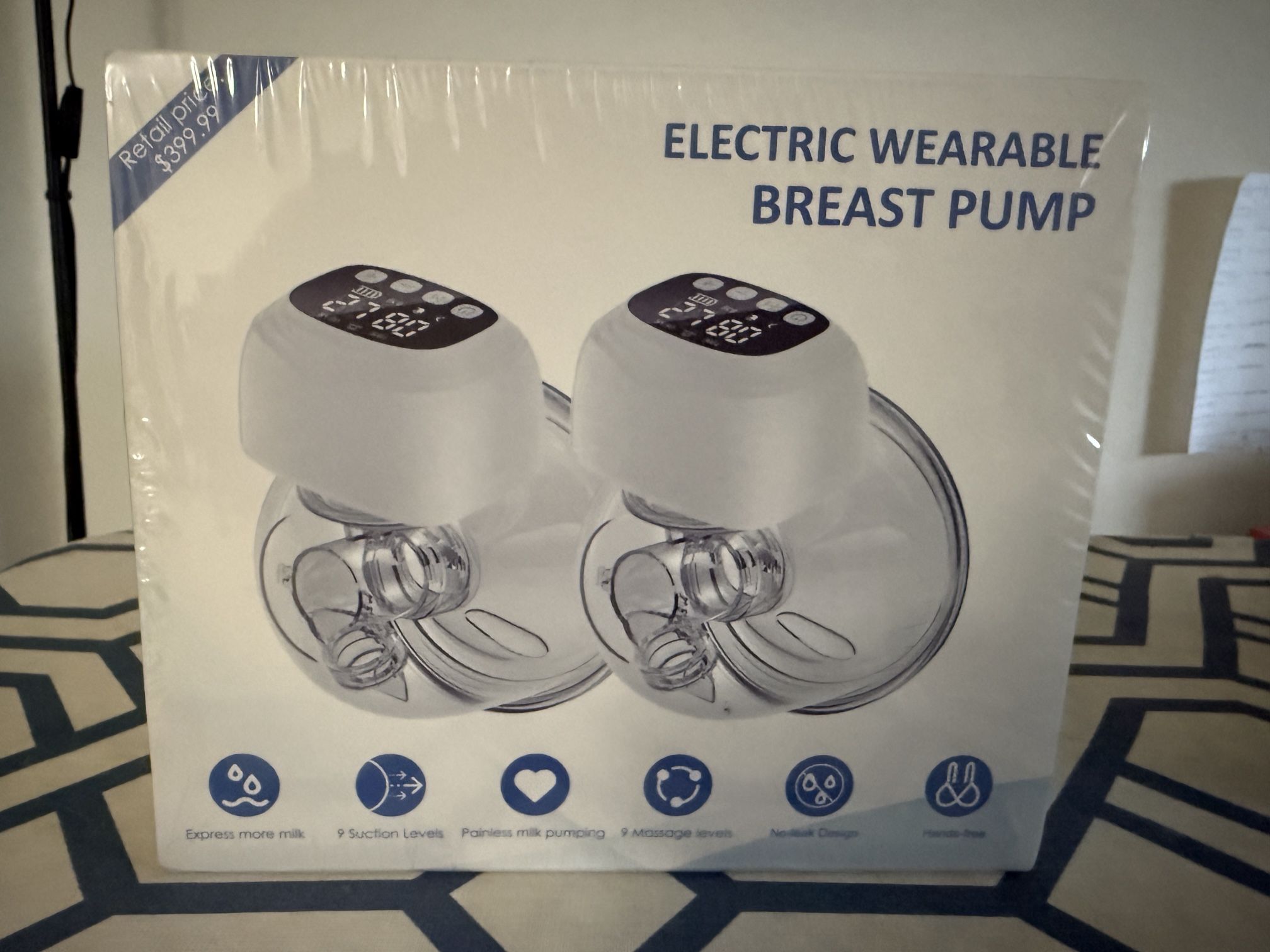 ELECTRIC WEARABLE BREAST PUMP