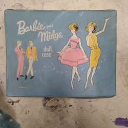 1963 Barbie And Midge Doll Case